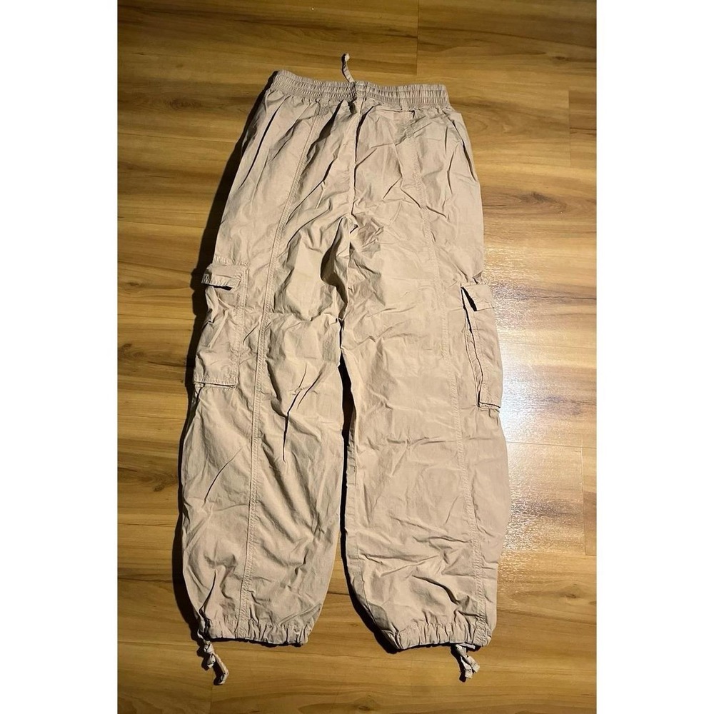 Womens Aerie Avenue Cargo Drawstring Parachute Baggy Joggers - Picture 6 of 6